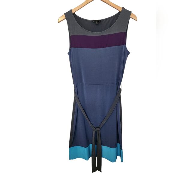 Banana Republic Color Block belted dress small - Picture 2 of 7